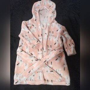 PreOwned Infant hooded fleece bathrobe